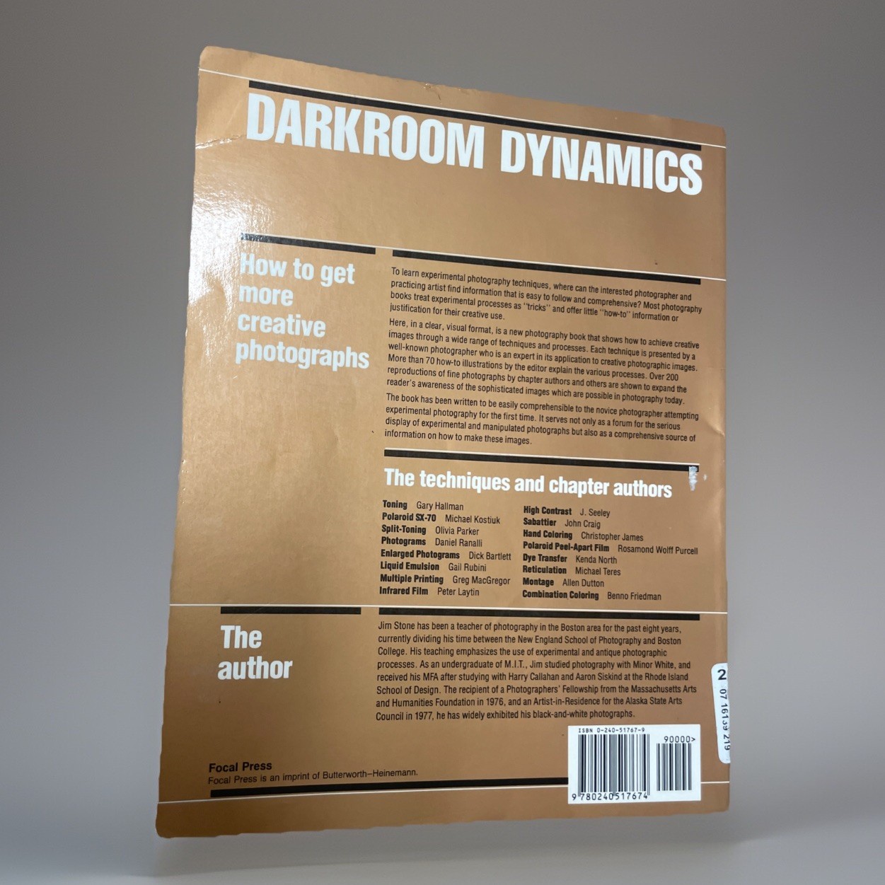 Darkroom Dynamics Jim Stone – Creative Darkroom Techniques Vintage Guide