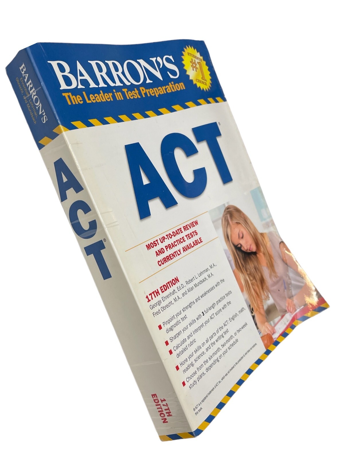 BARRON’S ACT, 17TH EDITION By Ehrenhaft George Ed.d. & Obrecht Frederick M.a.
