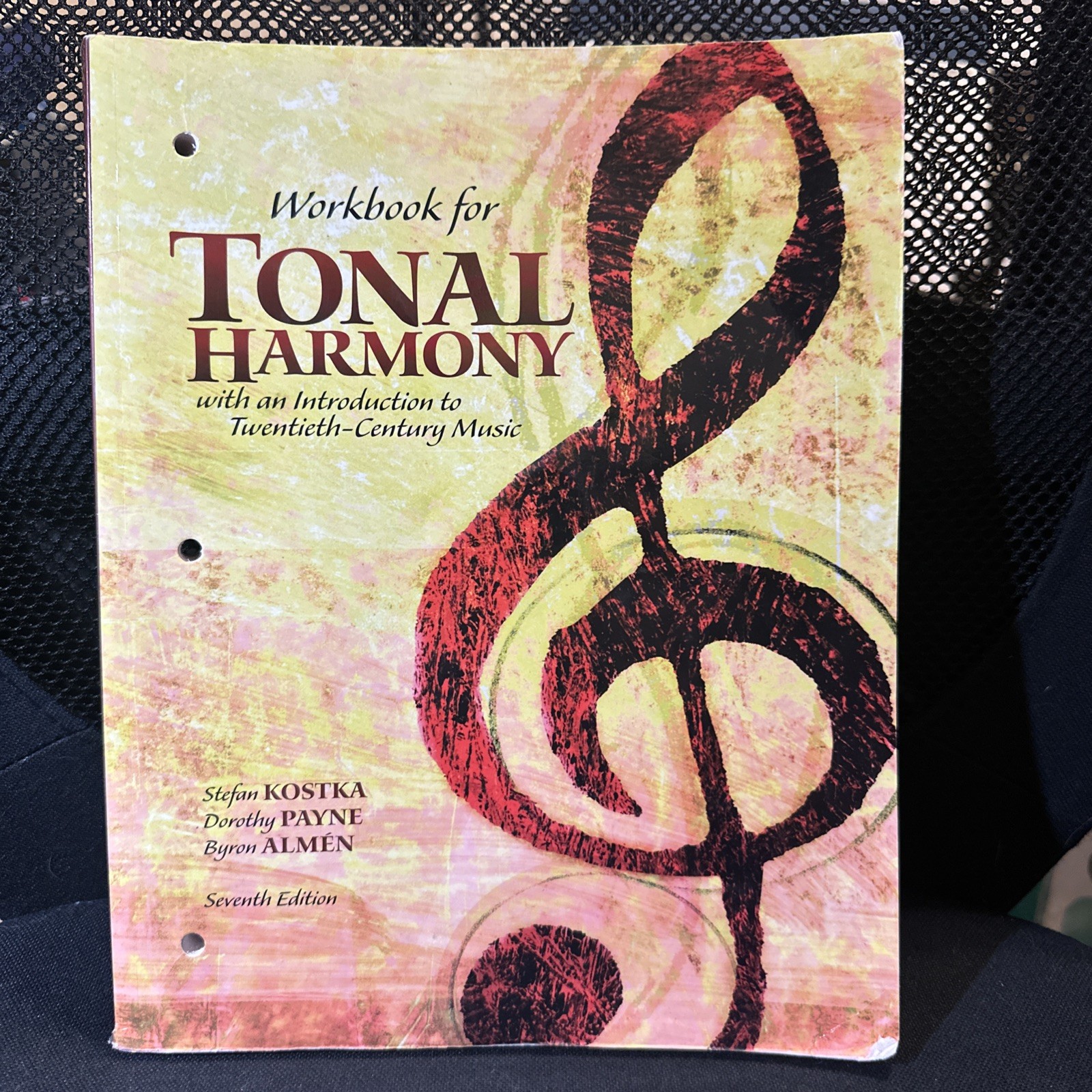 Workbook for Tonal Harmony by Stefan Kostka