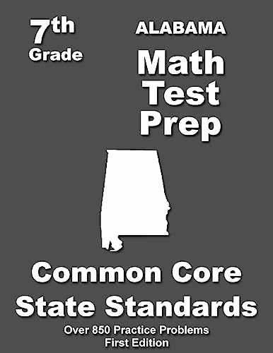 Alabama 7th Grade Math Test Prep: – Paperback, by Treasures Teachers’ – Good o