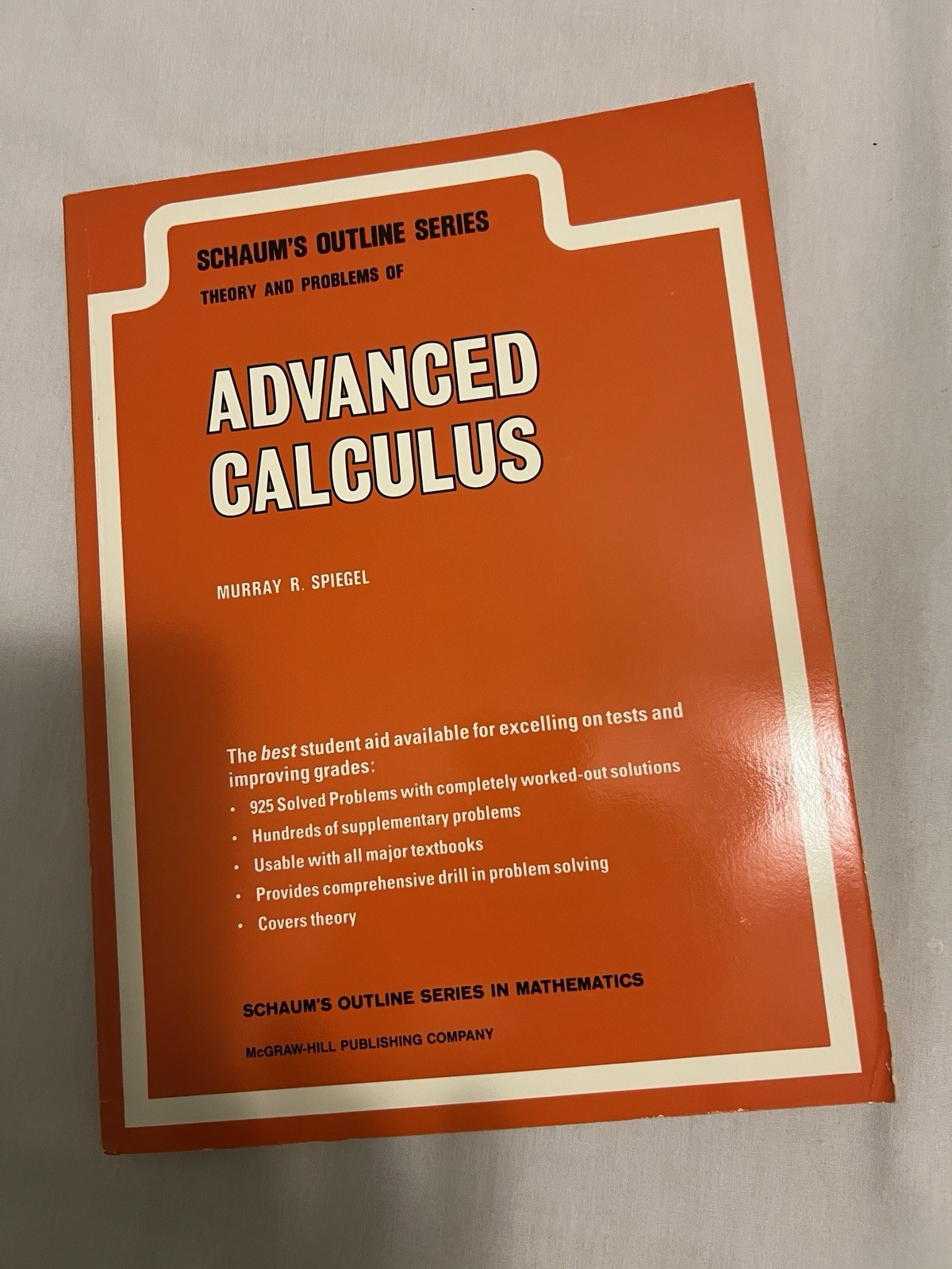 Schaum’s Advanced Calculus by Murray R. Spiegel (1963)