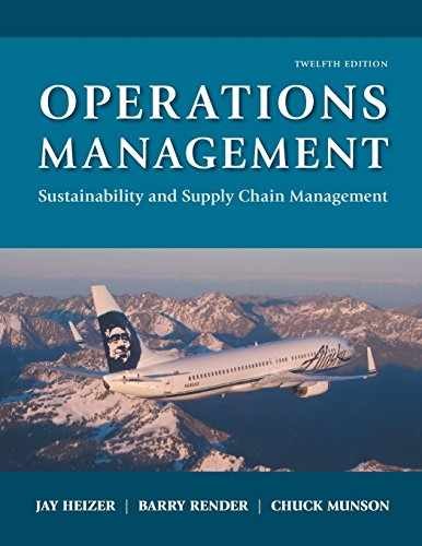 Operations Management: Sustainability – Hardcover, by Heizer Jay; Render – Good