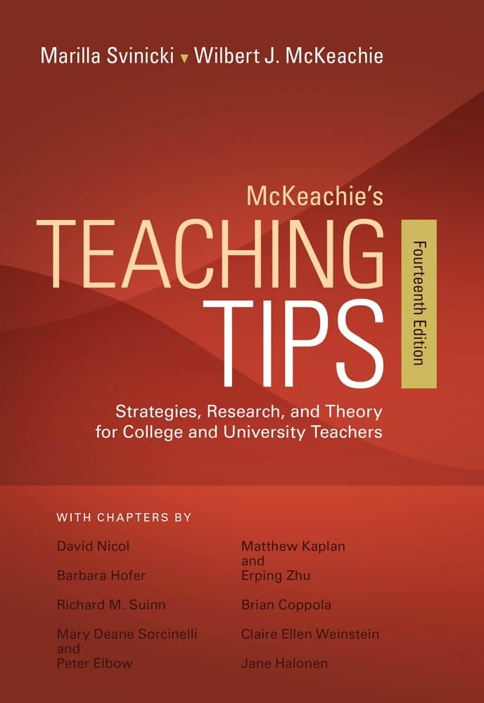 McKeachie’s Teaching Tips – paperback Svinicki, Marilla|McKeachie, Wilbert