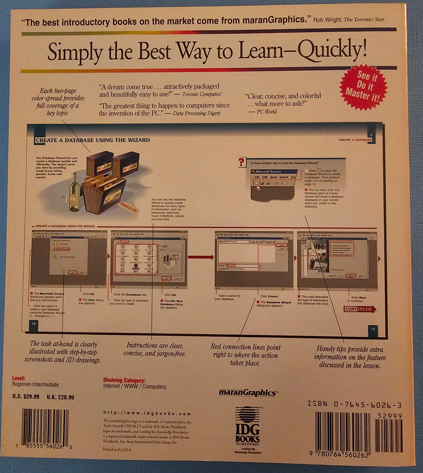 Teach Yourself Access 97 Visually by Ruth Maran