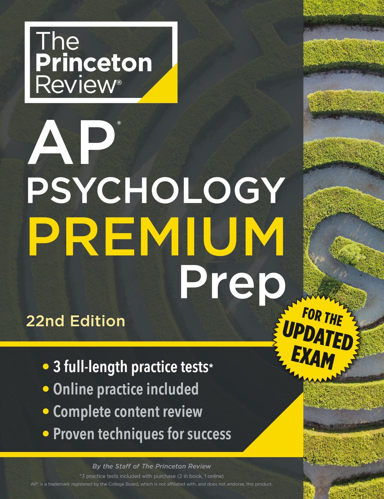 Princeton Review AP Psychology Premium Prep, 22nd Edition: For the NEW 2025 …