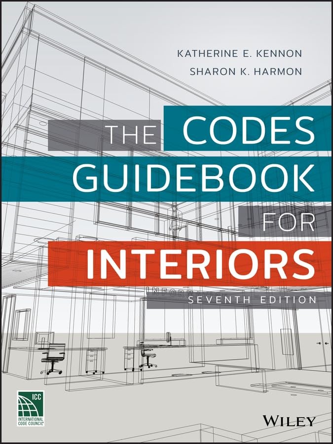 THE CODES GUIDEBOOK FOR INTERIORS BY Sharon K. Harmon HARDCOVER **GOOD**