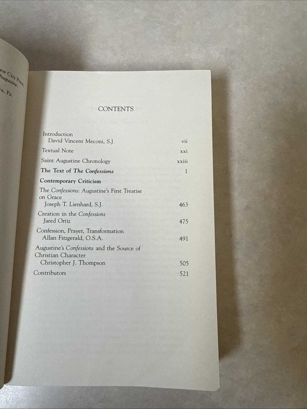 The Confessions Paperback Saint Augustine
