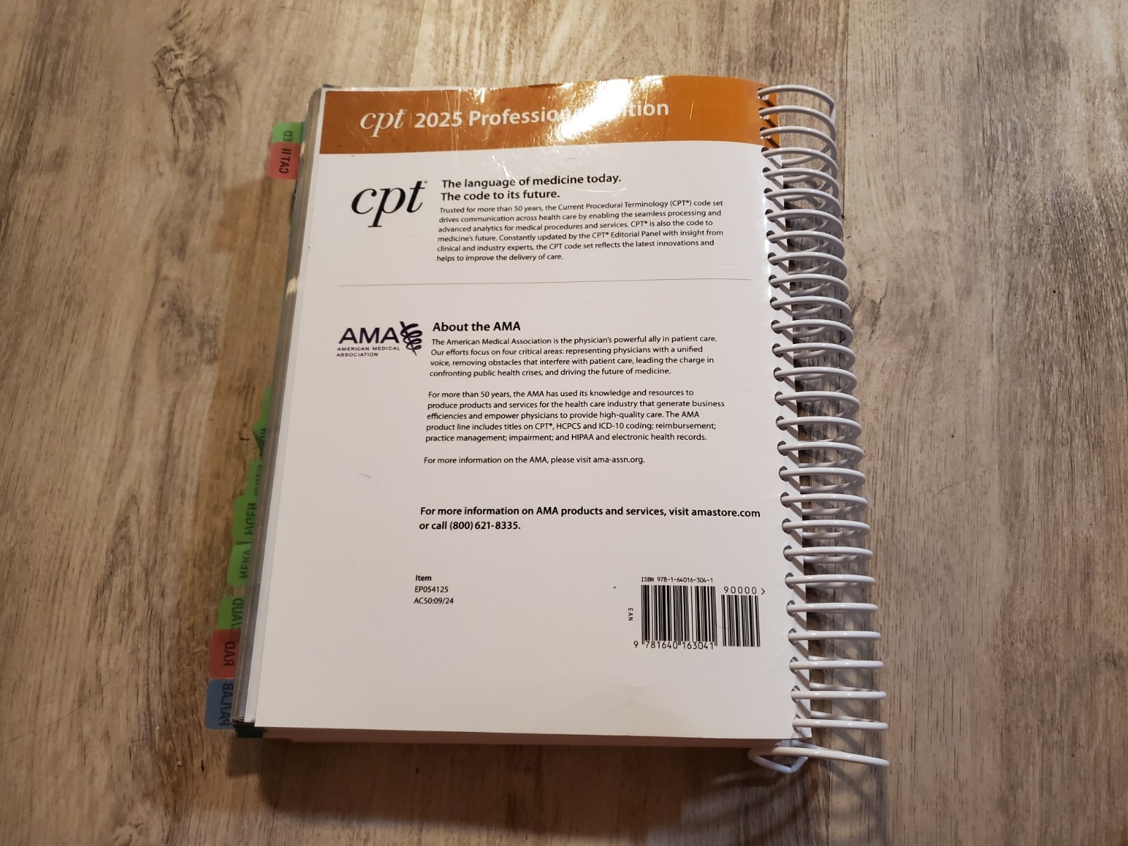 CPT 2025 Professional Edition Codebook With Rules & Guidelines AMA Association