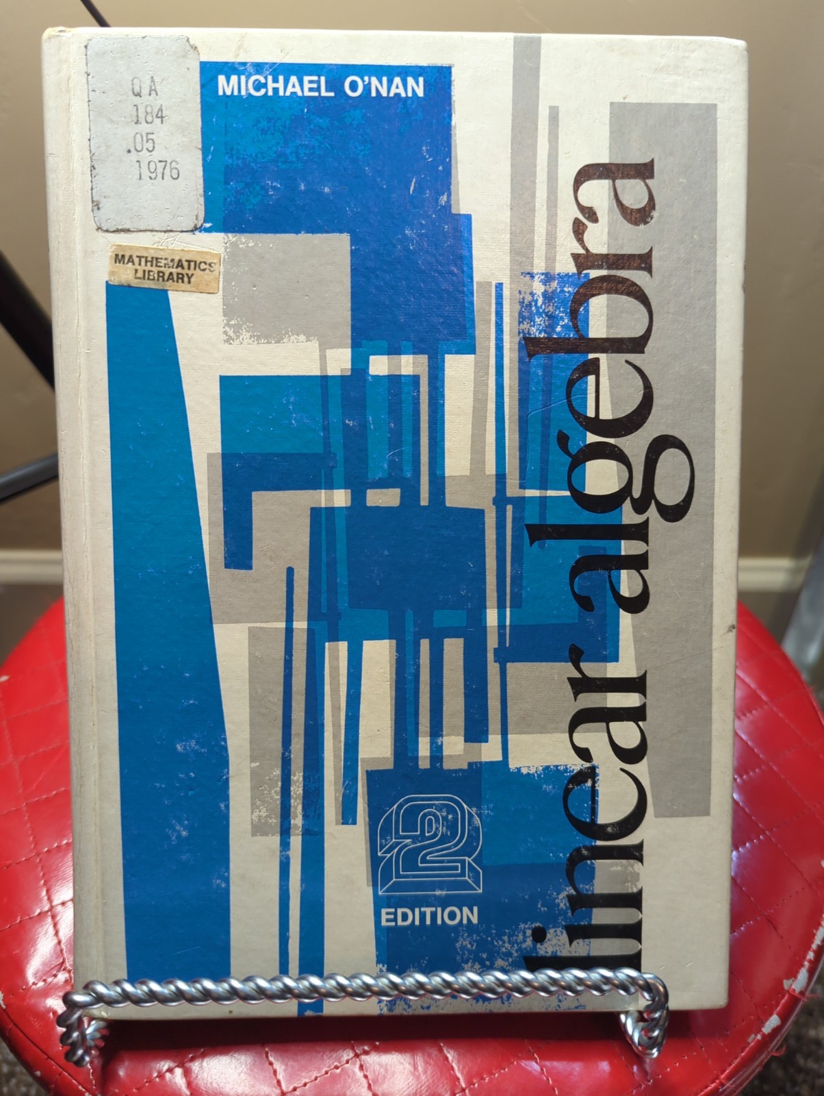 Linear Algebra 2 Edition Harcourt Brace Jovanovich 1976