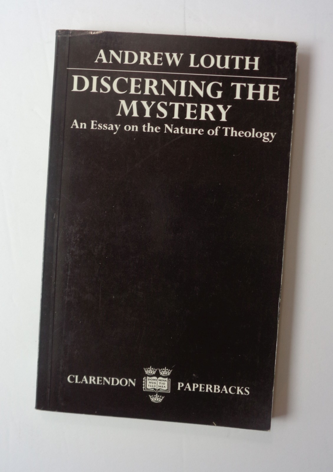 Discerning the Mystery by Andrew Louth (Paperback, 1989) Clarendon