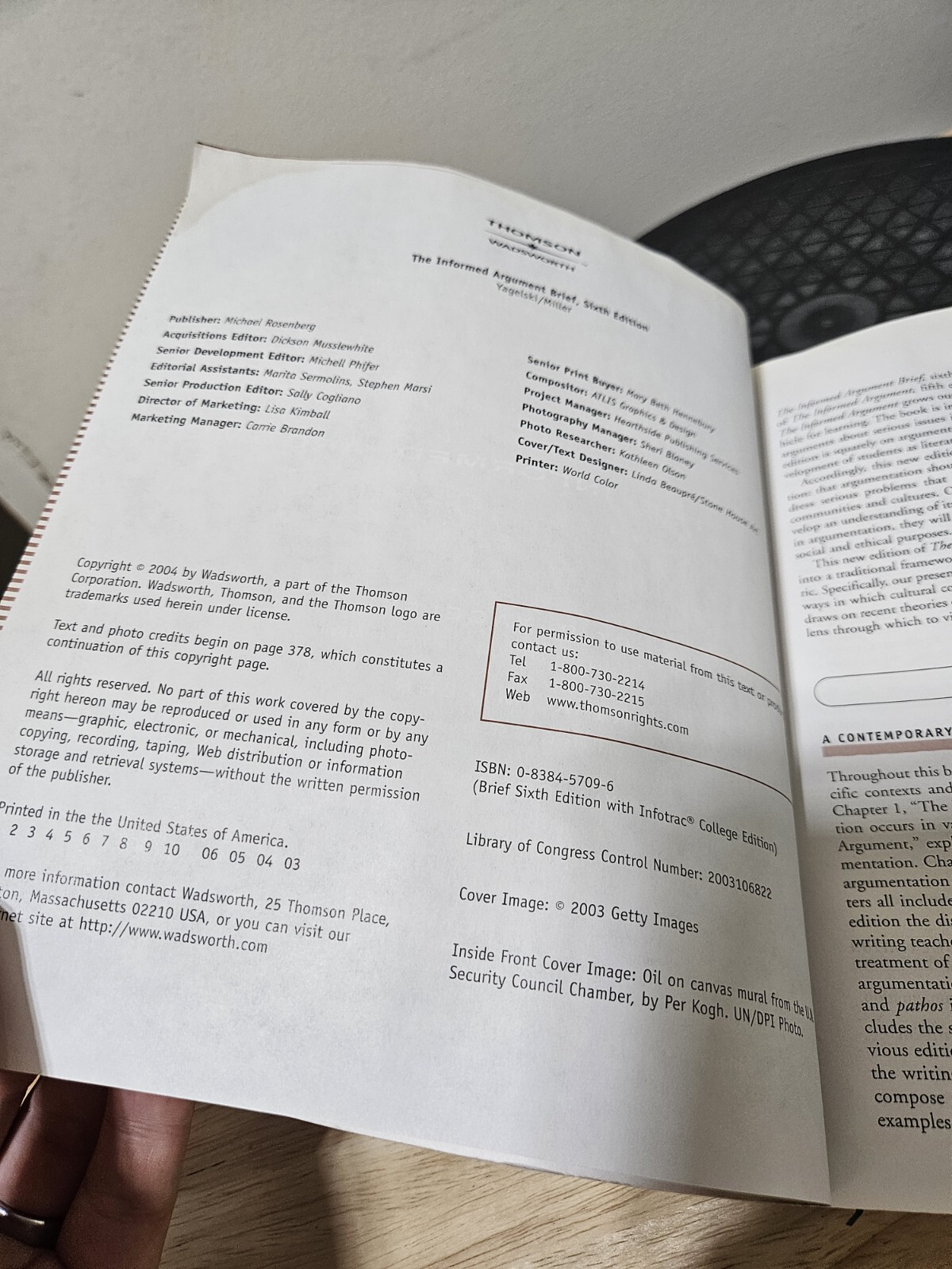 The Informed Argument, Brief Edition (with InfoTrac) -Argumentation Research