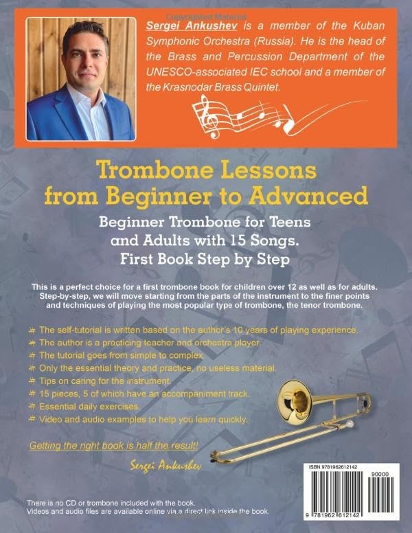 Trombone Lessons from Beginner to Advanced: for Teens and…