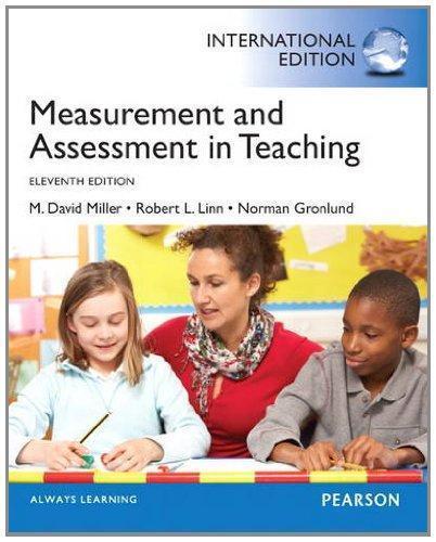 Measurement and Assessment in Teaching 11e Global Edition