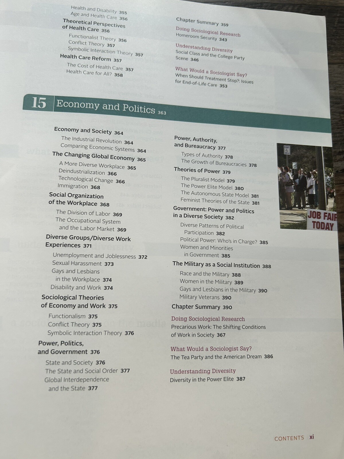 Sociology textbook