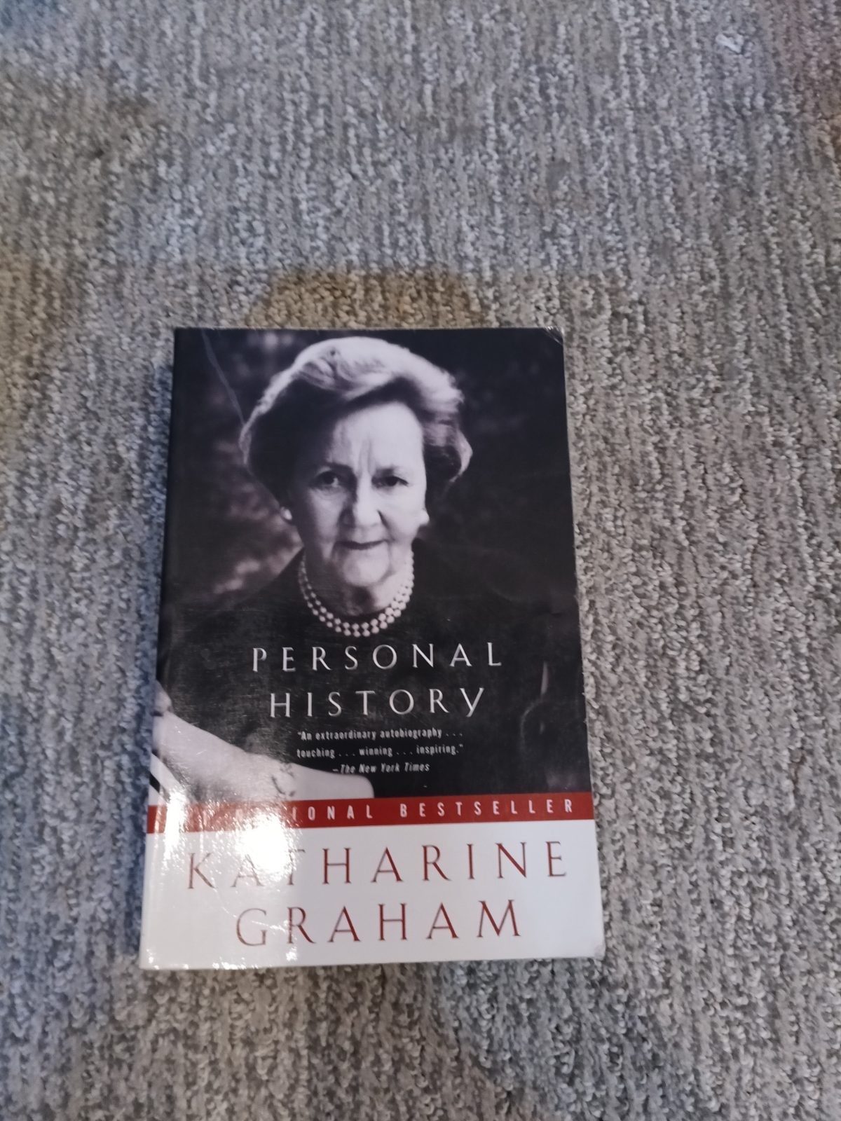 Personal History Katharine Graham Extraordinary Autobiography Memoir (1998) [VG]