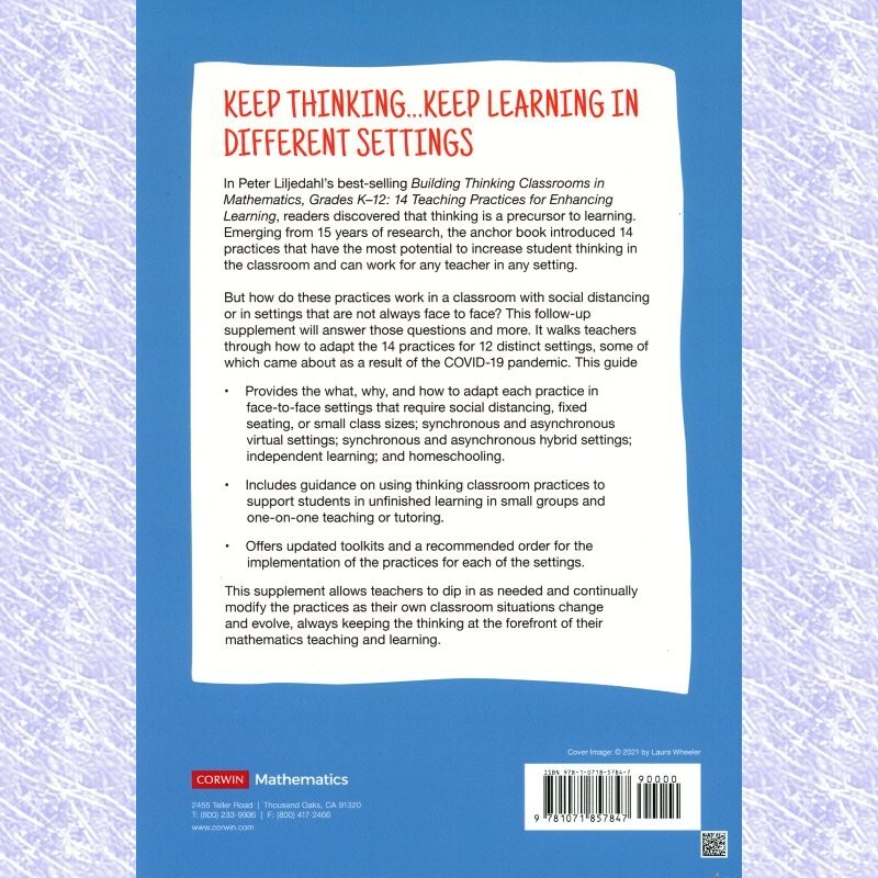 Modifying Your Thinking Classroom for Different Settings, Paperback, Free Post