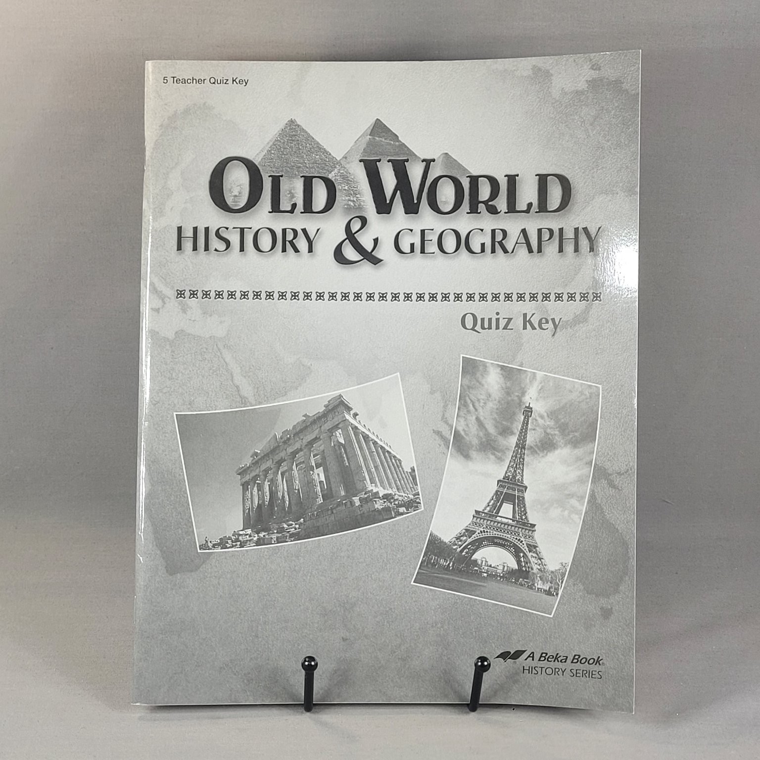 Old World History & Geography A Beka Book Teacher Quiz Key 5th Ed Paperback