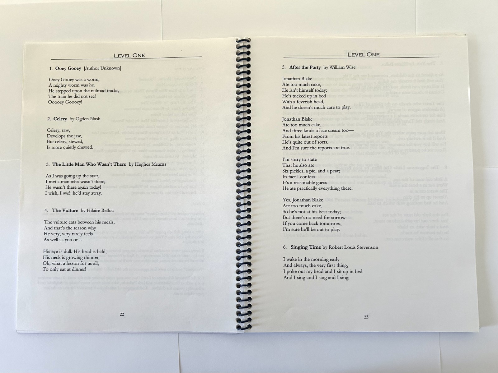 USED Linguistic Development Through Poetry Memorization (book/CDs) – see desc.