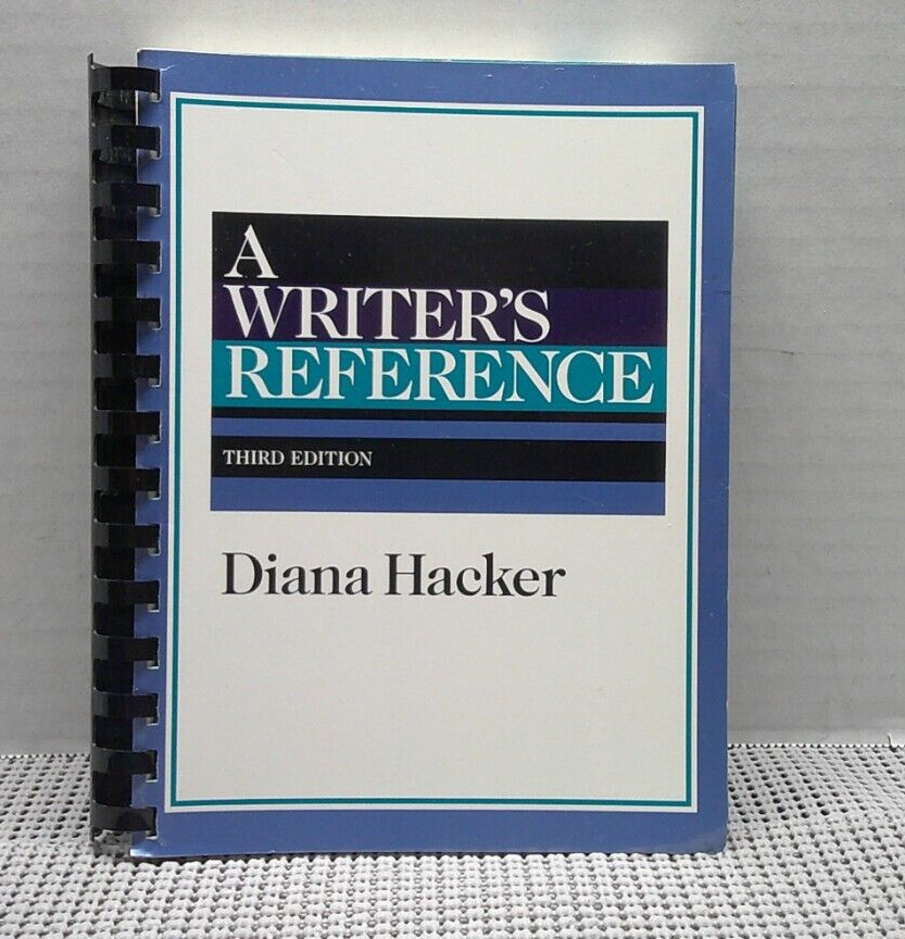 A Writer’s Reference Paperback Diana T. Hacker