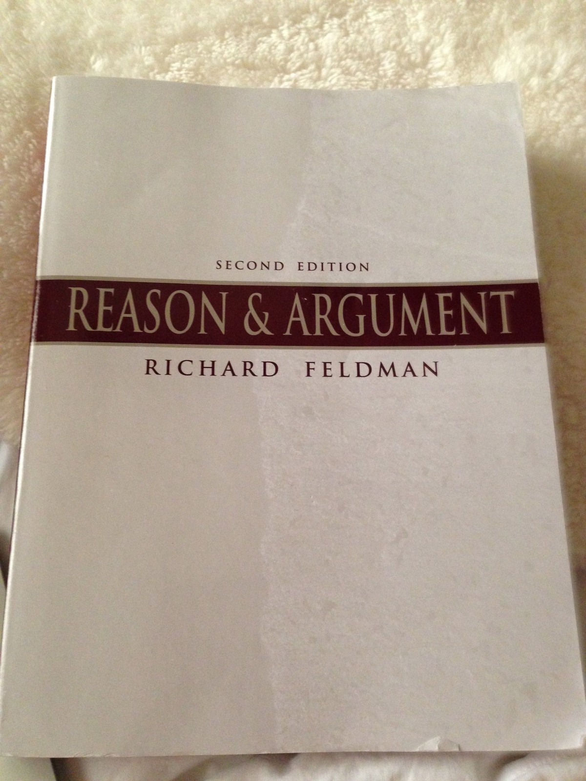Reason & Argument (2nd Edition) – paperback Feldman, Richard