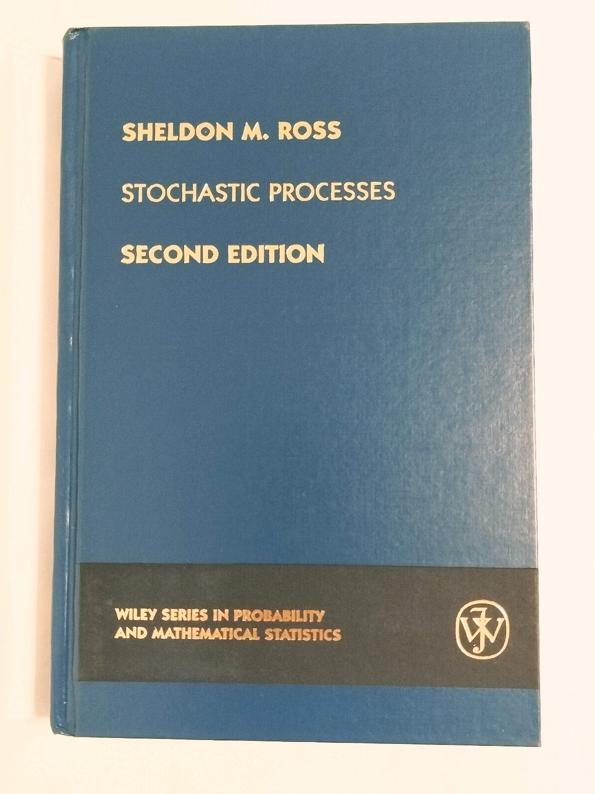 Stochastic Processes by Sheldon M. Ross (1996, Hardcover, second edition)