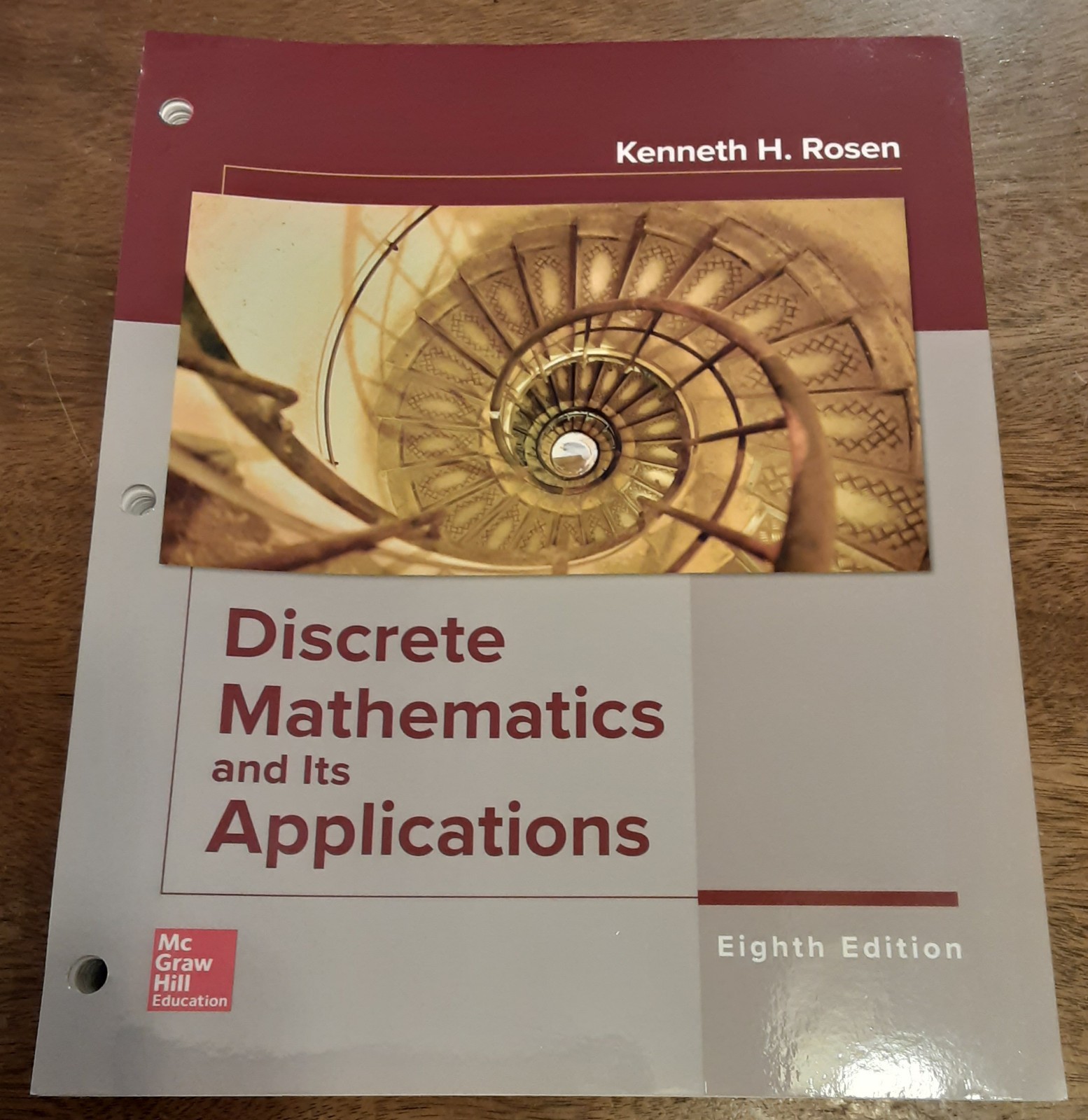 LOOSE LEAF FOR DISCRETE MATHEMATICS and Its APPLICATIONS Rosen Kenneth FREE SHIP