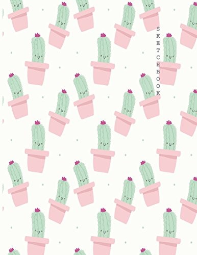 SKETCH BOOK: CACTUS PASTEL COVER (8.5 X 11) INCHES 110 By Char Story *BRAND NEW*