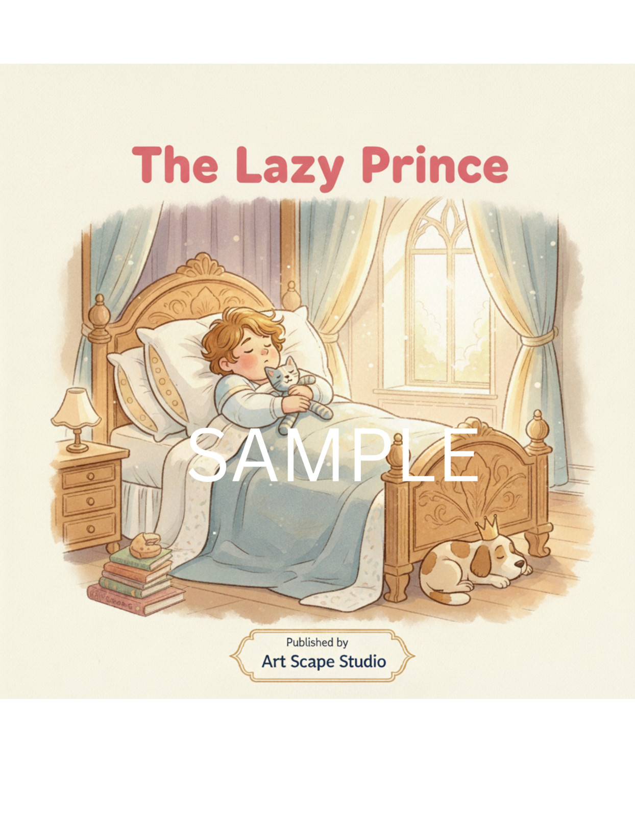 The Lazy Prince | Kids Storybook Book | Printable Digital Download