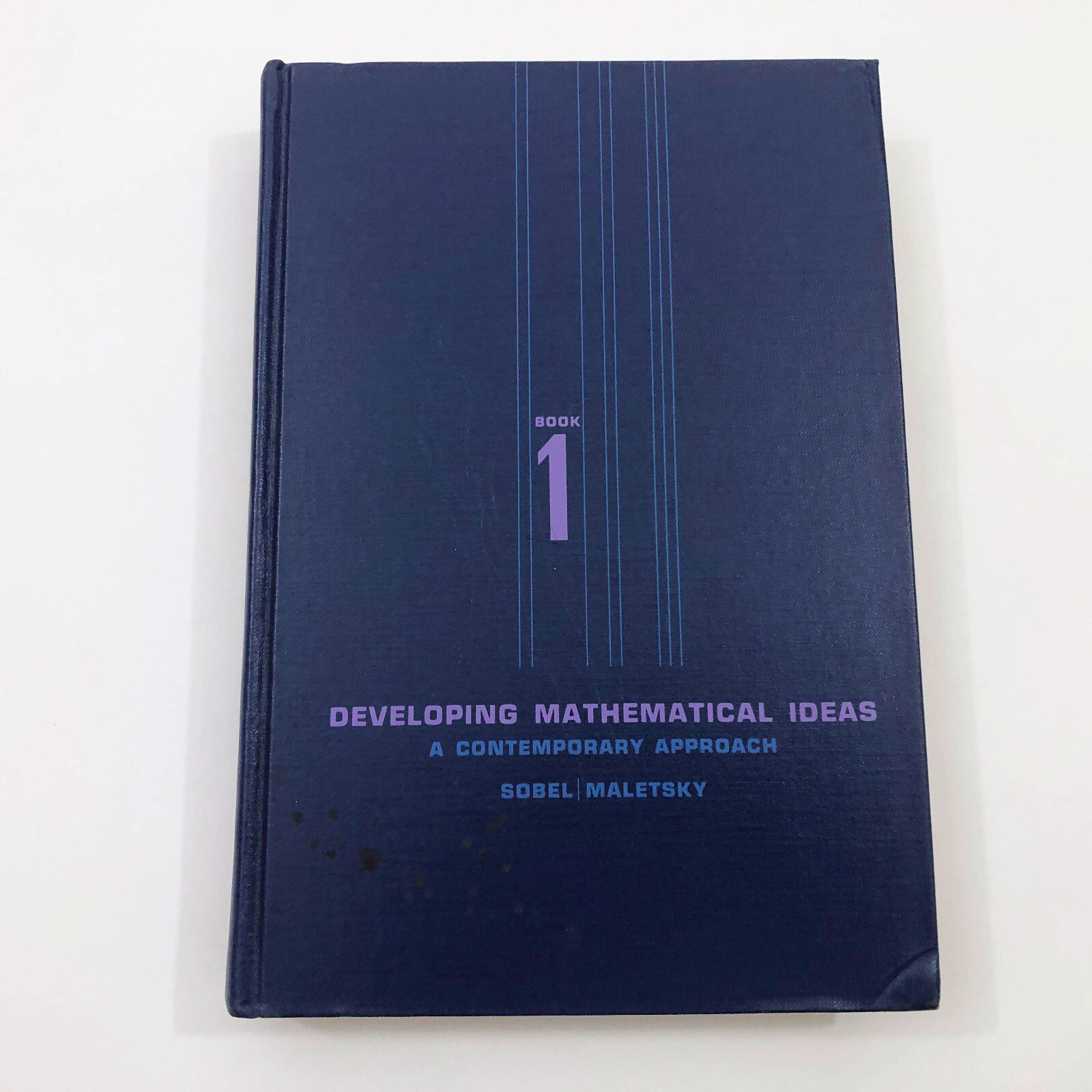 Developing Mathematical Ideas A Contemporary Approach Sobel & Maletsky 1966