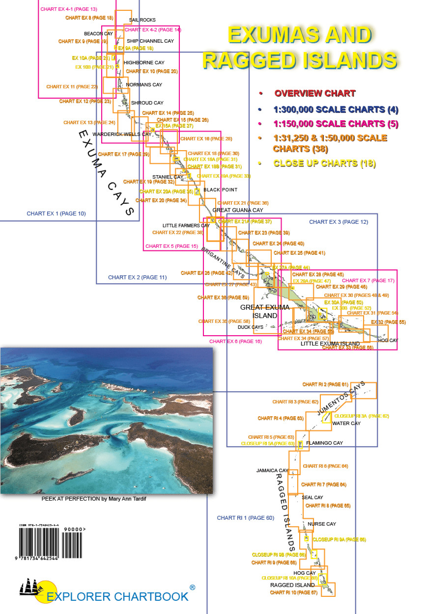 Explorer Chartbook Exumas & Ragged Islands, 12th Edition 2025