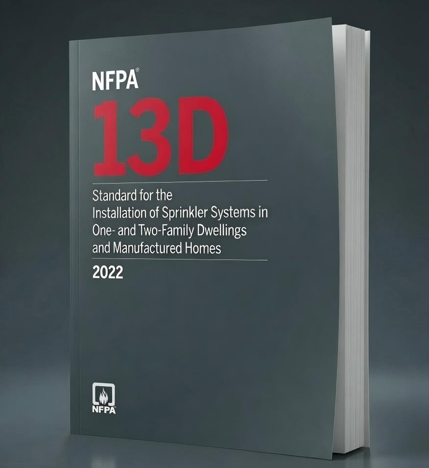 NFPA 13D 2022: Sprinkler Systems for One- & Two-Family Homes, Latest Edition
