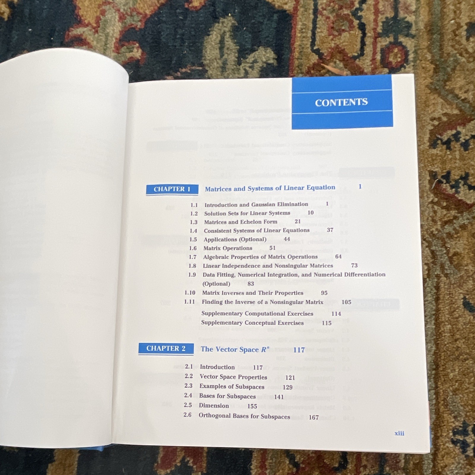 Introduction to Linear Algebra Third Edition & Solutions Manual Johnson/Riess