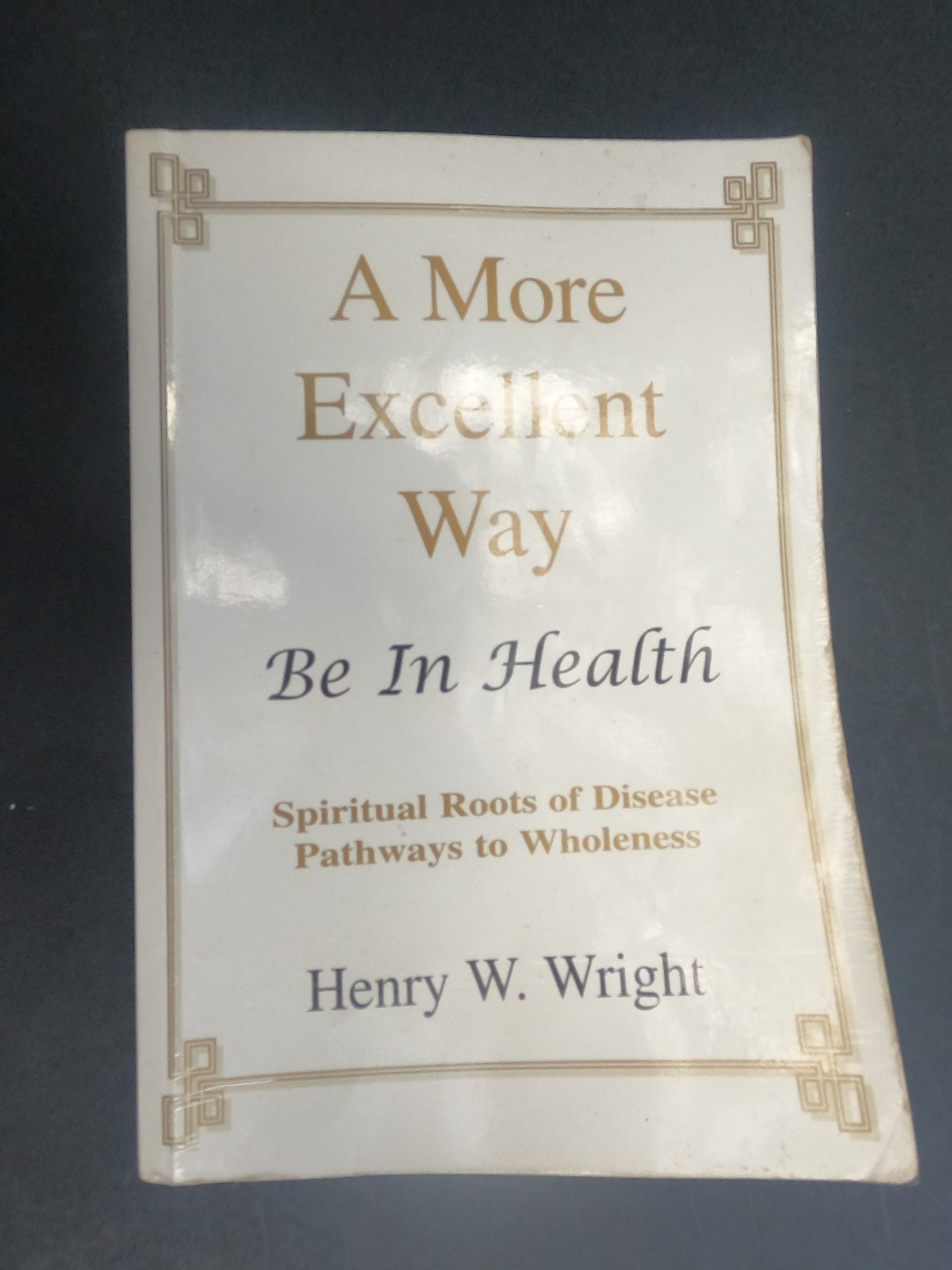 A More Excellent Way: Be in Health … by Henry W. Wright – PB – G+