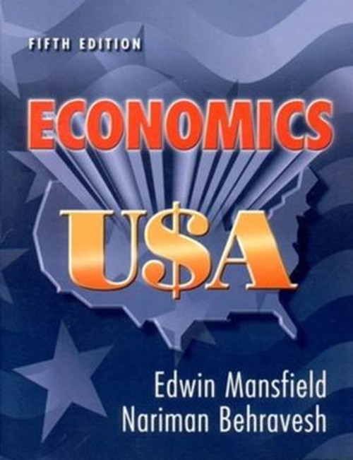 Economics U$A Paperback Edwin, Behravesh, Nariman Mansfield