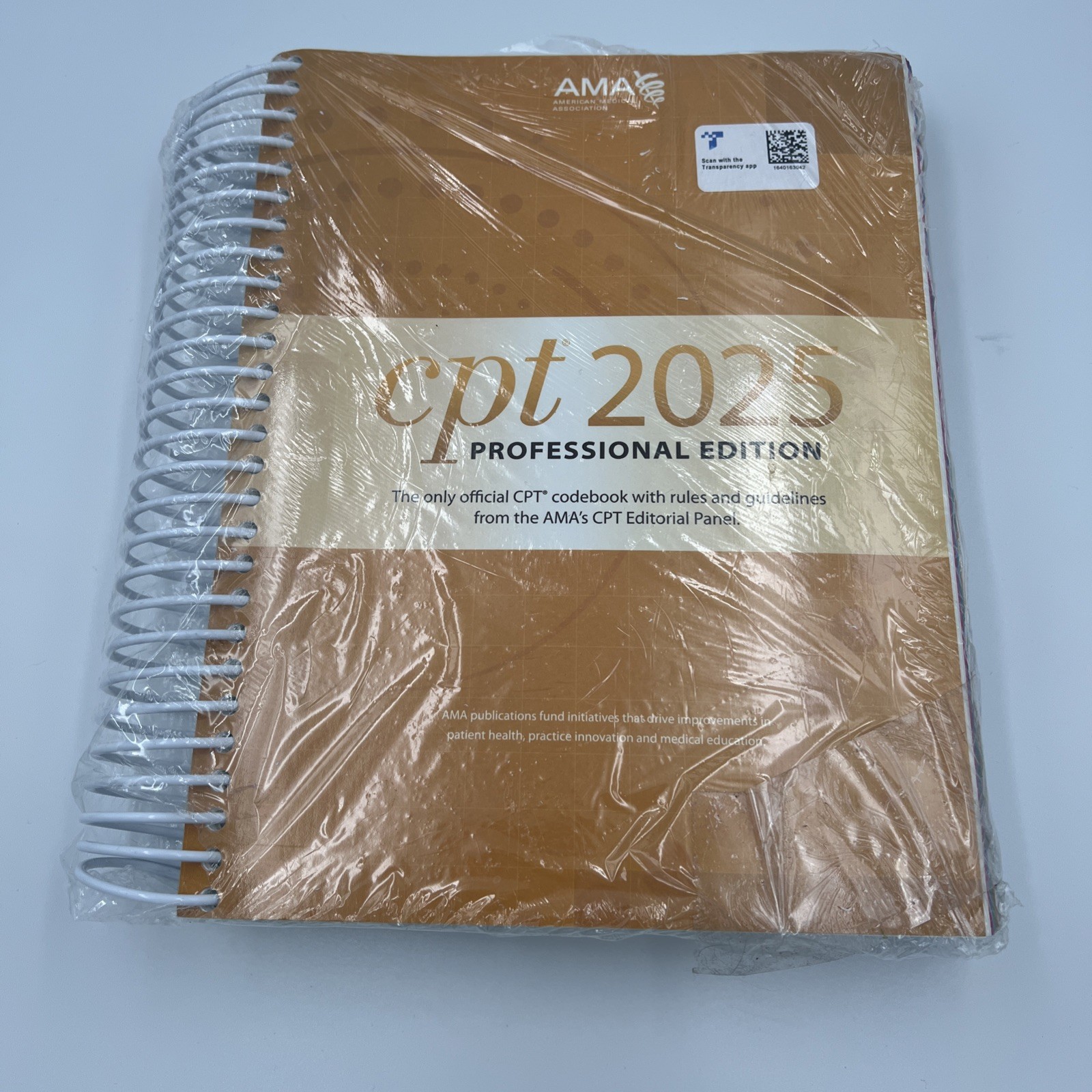 CPT Professional 2025 by American Medical Association (2025, Spiral) (C2)