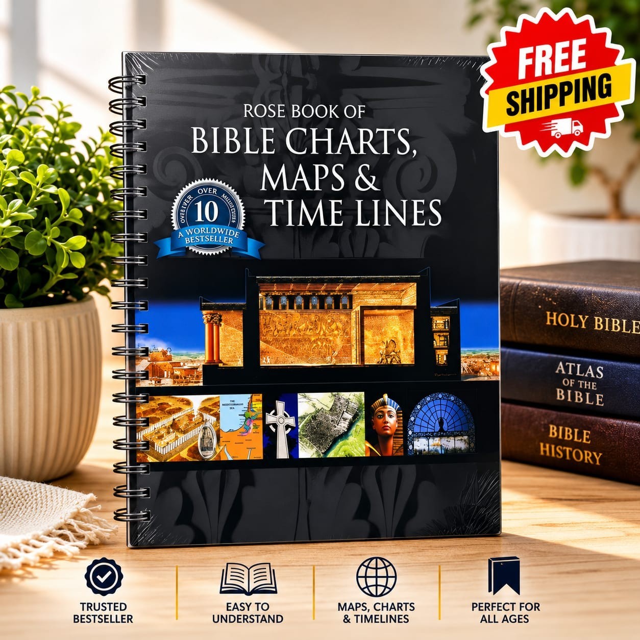 Rose Book of Bible Charts, Maps & Timelines 10th Anniversary Edition Bible Study