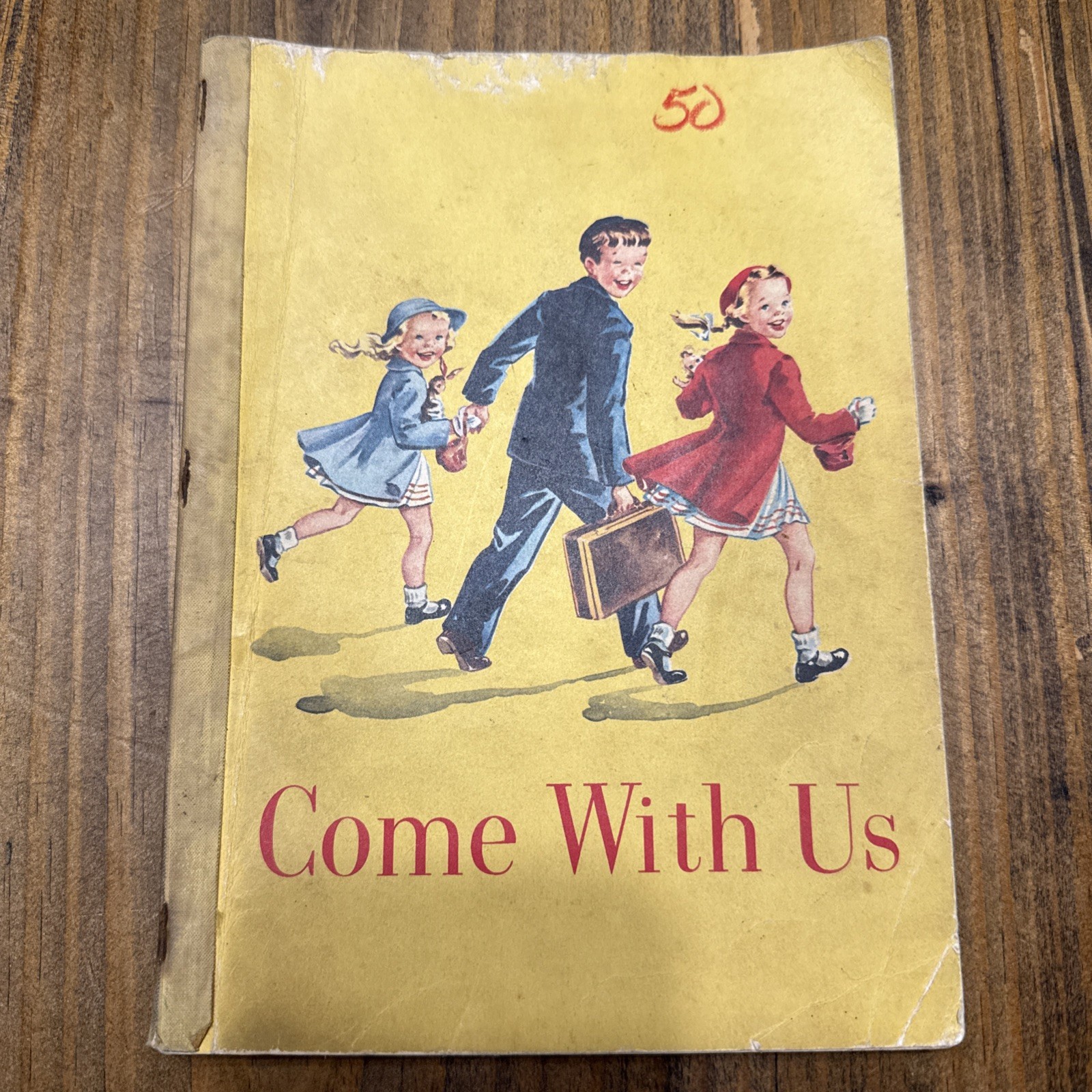 Odille Ousley Enrichment Series 1953 Come With Us Childrens Textbook
