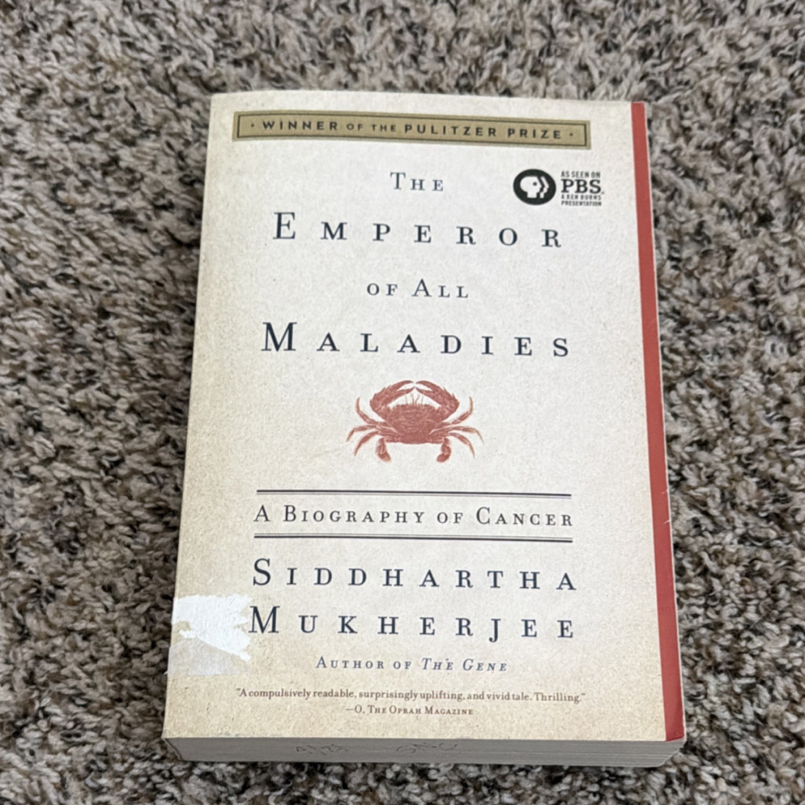 Emperor of All Maladies : A Biography of Cancer by Siddhartha Mukherjee (2011)