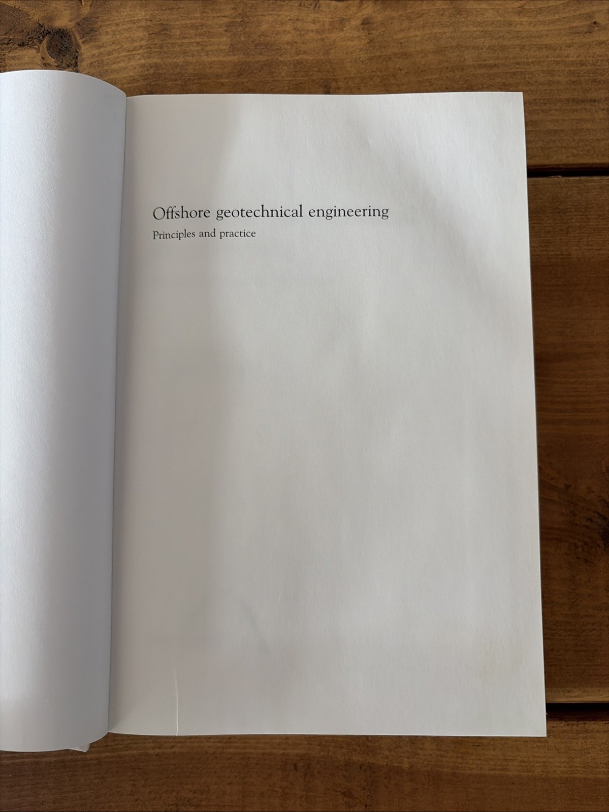 Offshore Geotechnical Engineering Principles And Practice Hardback