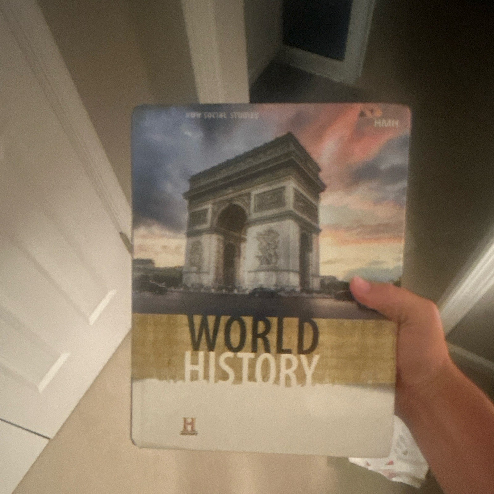 HMH Social Studies World History Hardcover Textbook, English