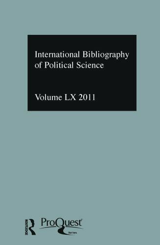 International Bibliography of Political Science 2011, Hardcover by Proquest (…