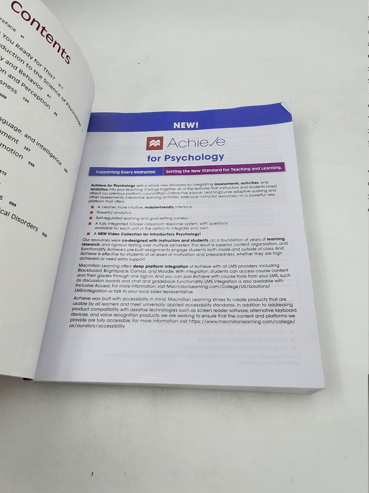 Presenting Psychology Third Edition Licht Hull Ballantyne Worth Publishers Textb