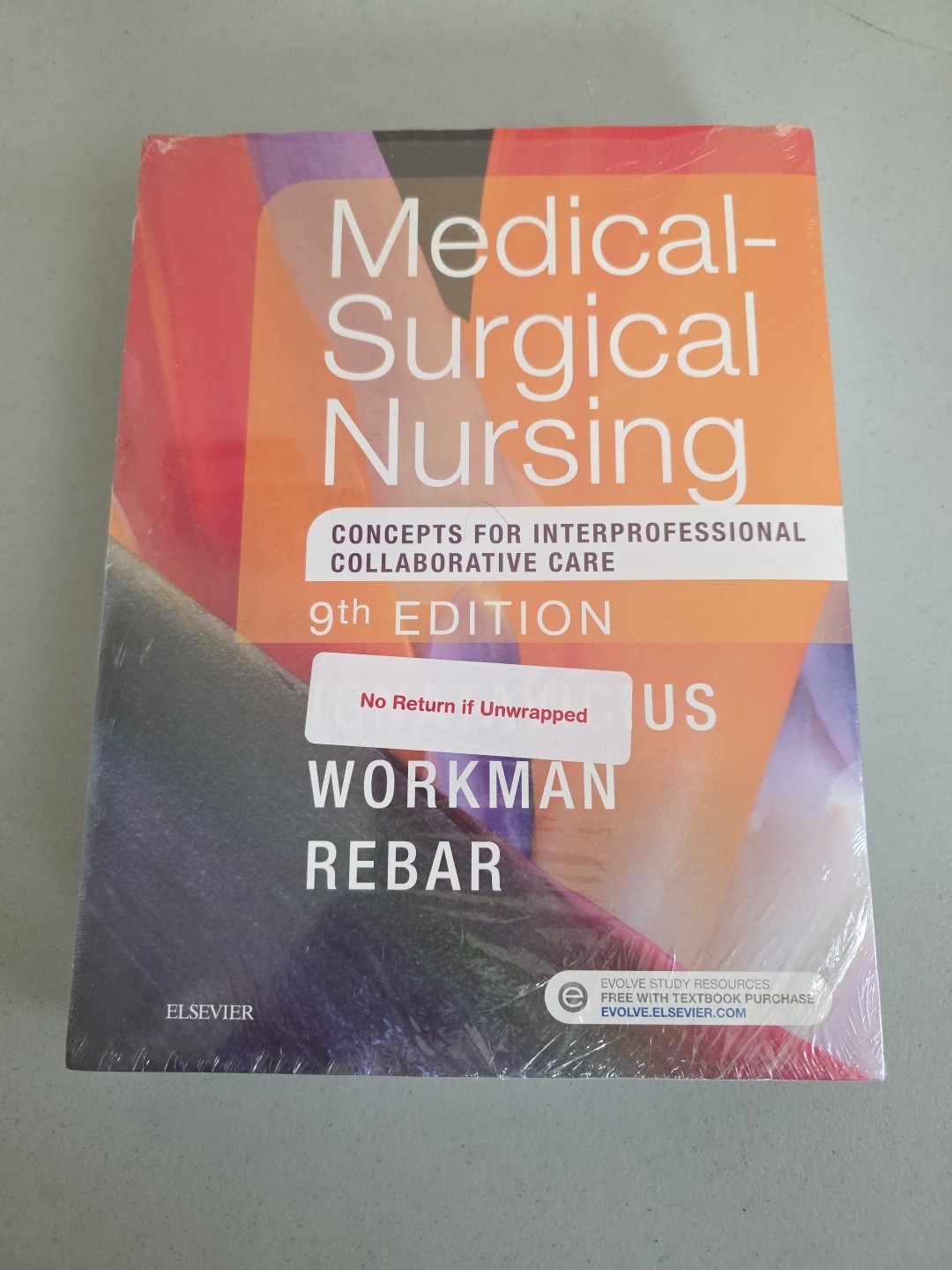 Medical Surgical Nursing 9th edition Ignatavicius Workman Rebar New Sealed