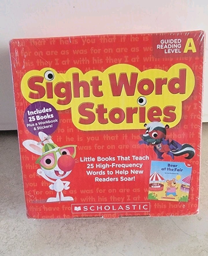 Scholastic Sight Word Stories: Guided Reading Level A, 25 Books