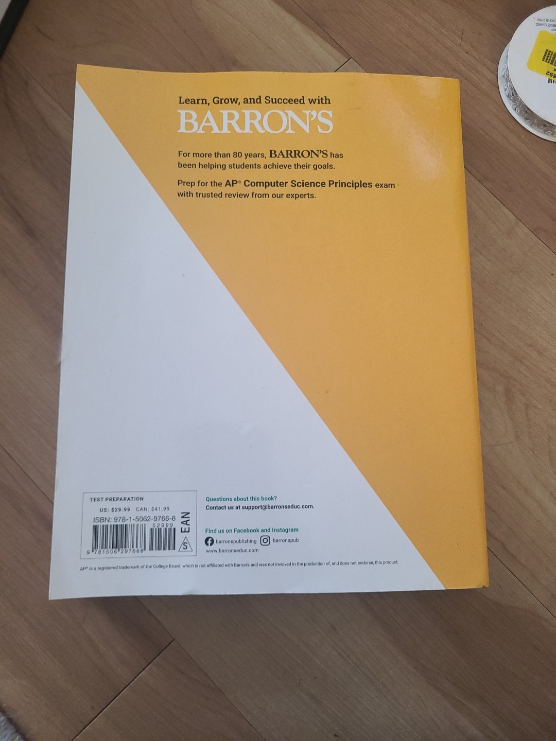 Barron’s Ap Prep Ser.: AP Computer Science Principles Premium, 2026: Prep…