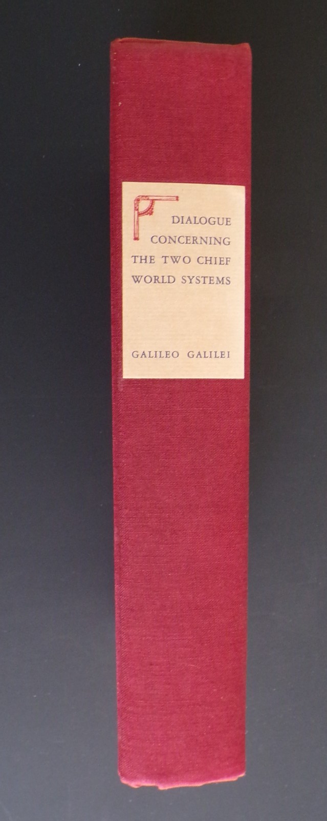1st ed Galileo Galilei Dialogue Concerning The Two Chief World Systems HC VG DJ