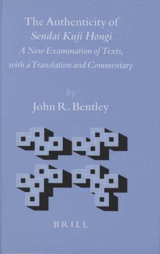 Brill’s Japanese Studies Library: Authenticity of Sendai Kuji Hongi : A New Exam