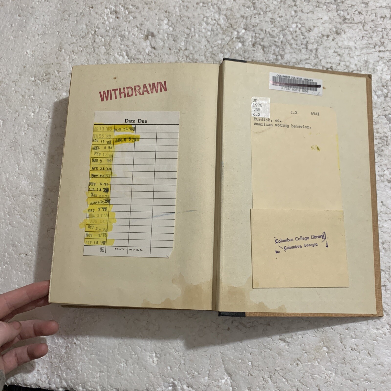American Voting Behavior Eugene Burdick Arthur J. Brodbeck 1959 Free Press