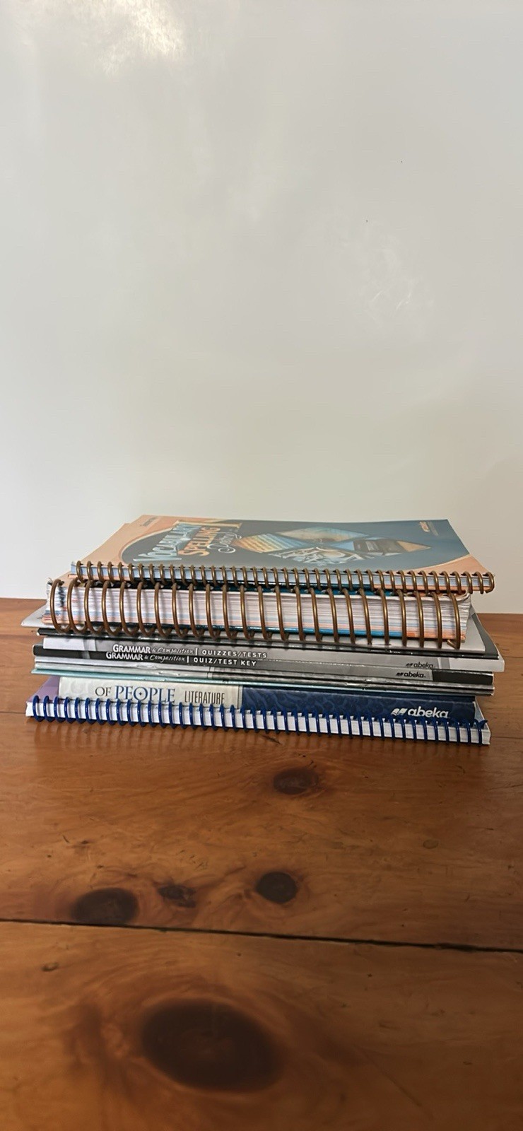 7th grade Abeka English books