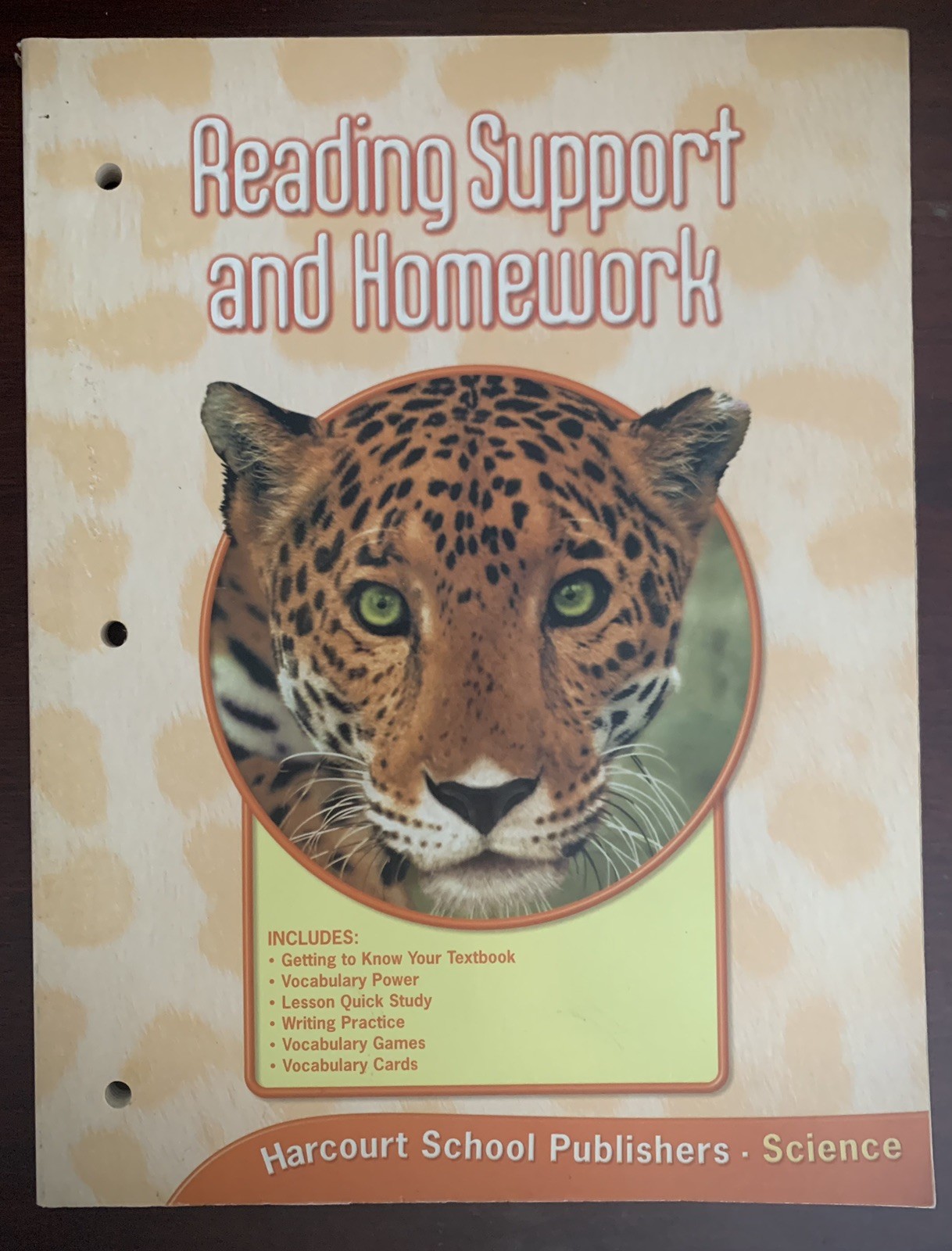 Harcourt Science Grade 5 Workbook- Reading Support And Homework